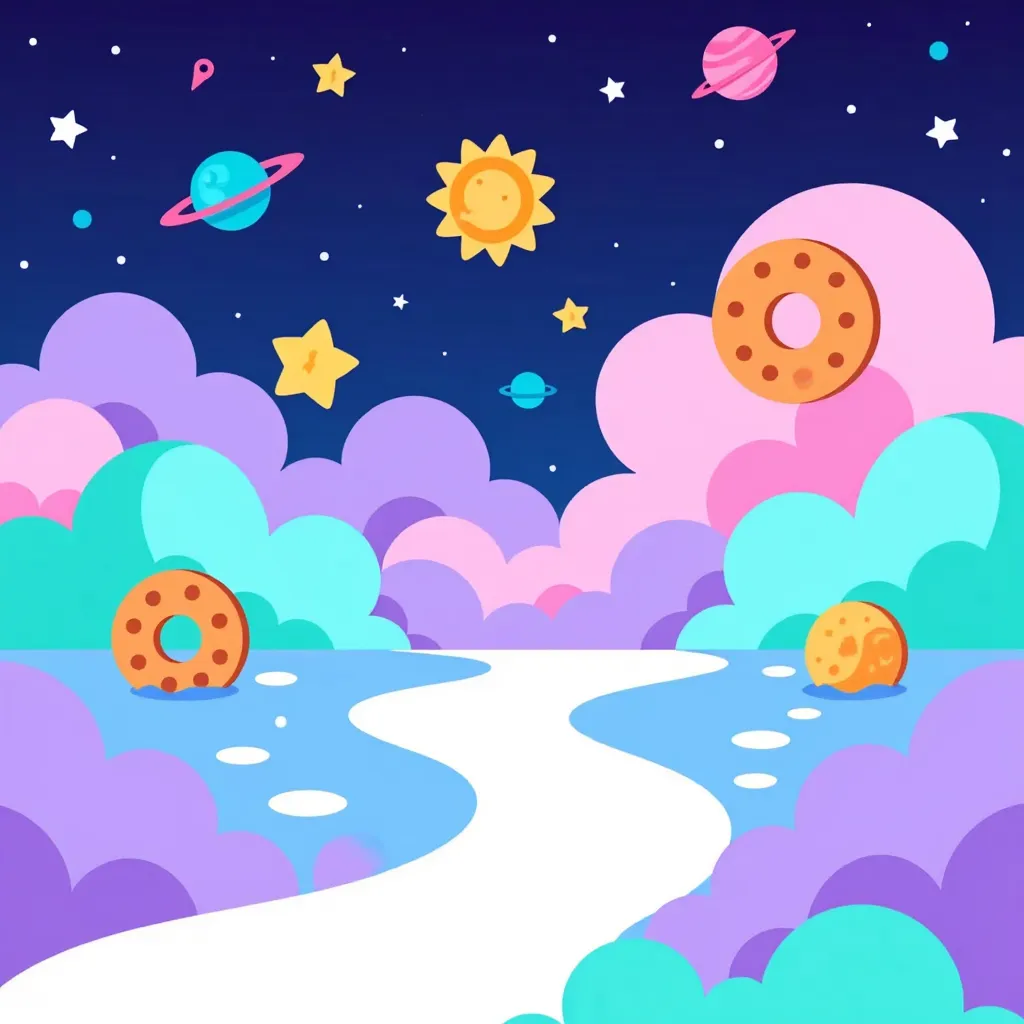 galaxy milk away, no human