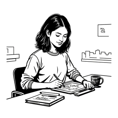 Black and White (Bold) preview 3